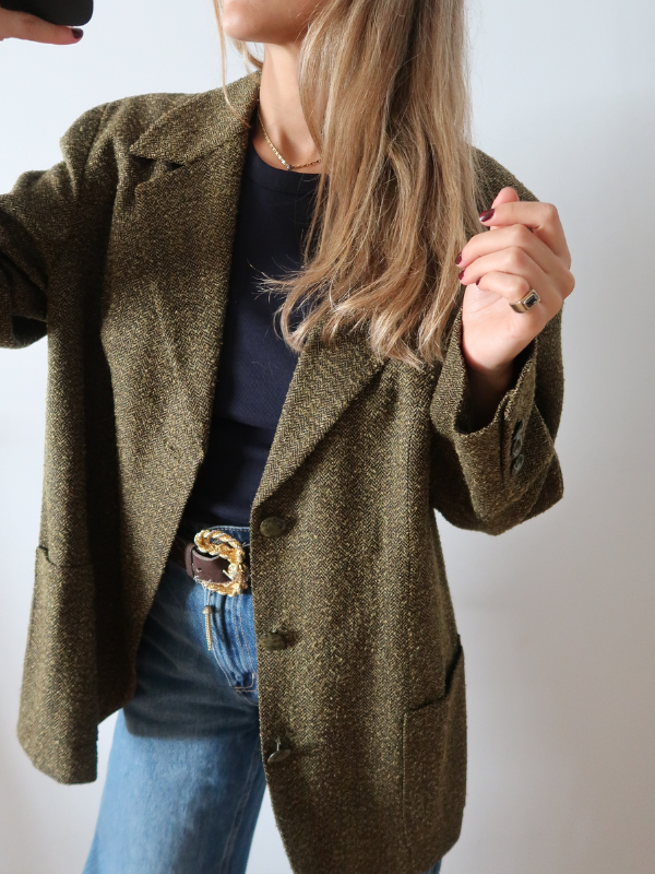 Blazer vintage jaspeado