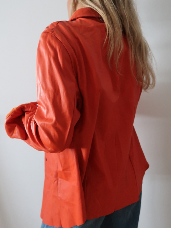 Camisa vintage de piel