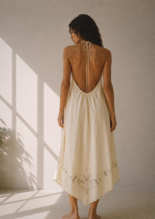 Vestido Atrani pico