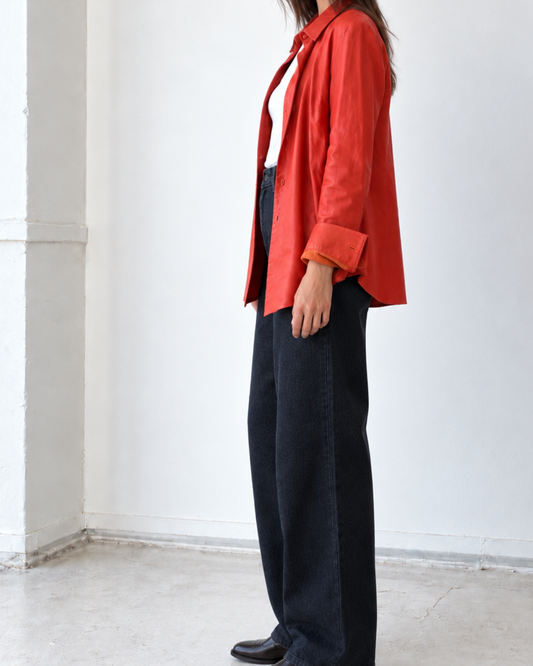 Red vintage overshirt