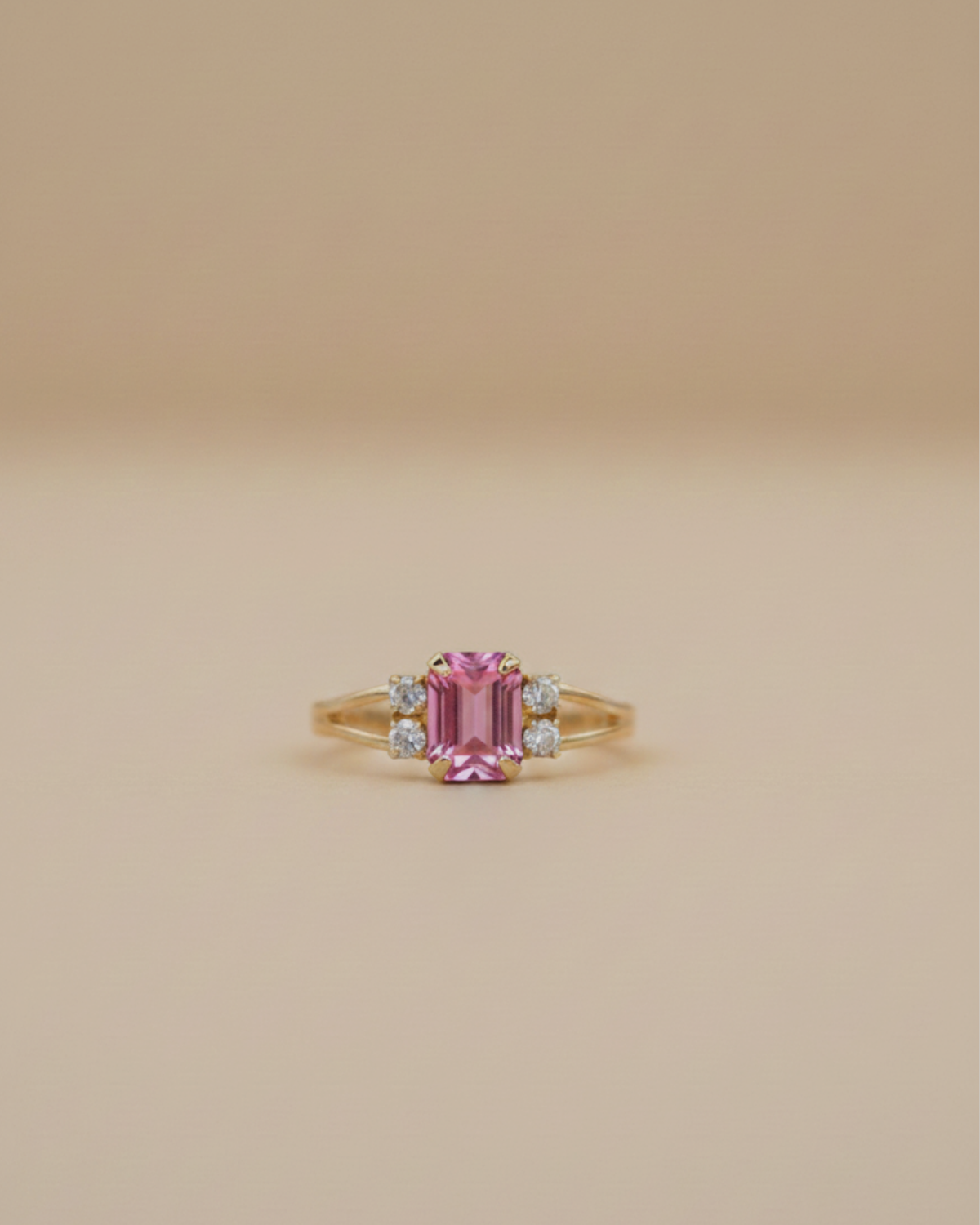 Anillo vintage Jane rosa