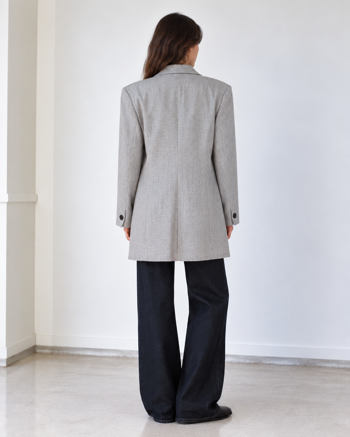 Blazer gris vintage