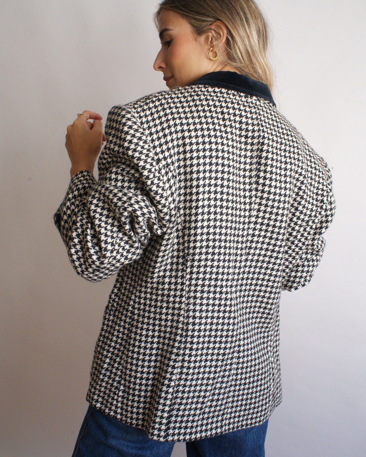 Blazer Vintage Oversize Pata de Gallo