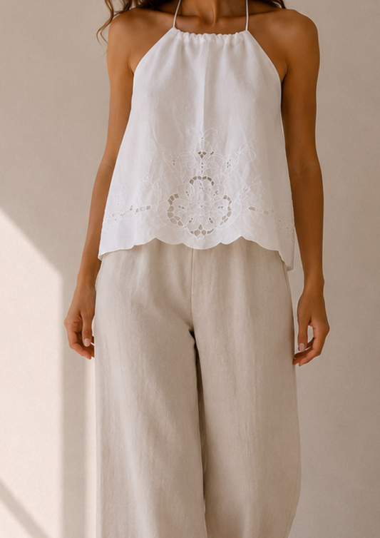 Top brisa upcycling de hilo