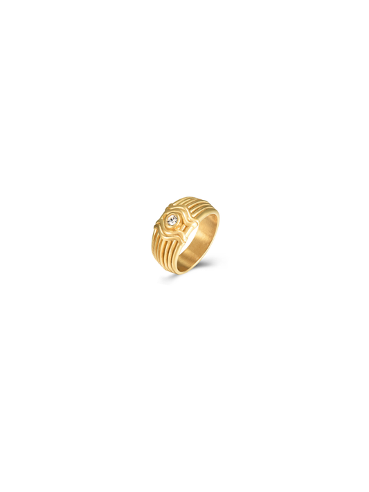 Anillo Sophia meñique de acero- Preorder (3-5 días)