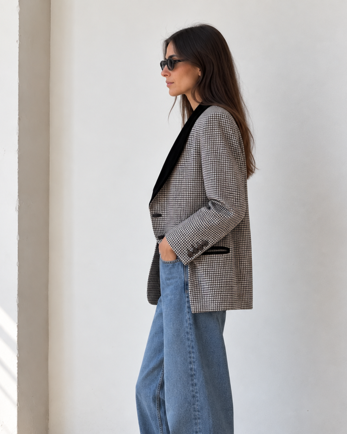 Blazer vintage pata de gallo