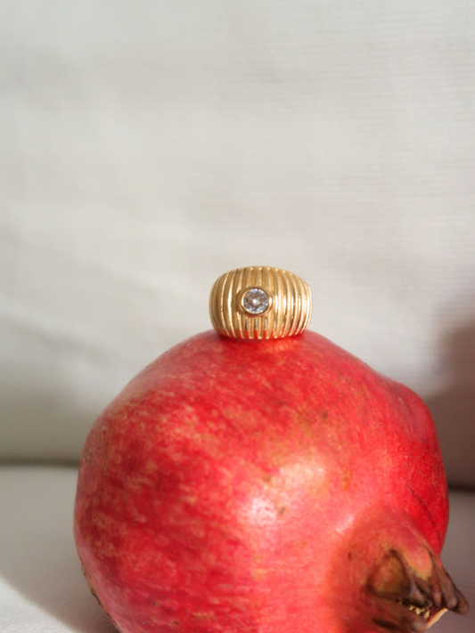 Anillo Sophia meñique de acero