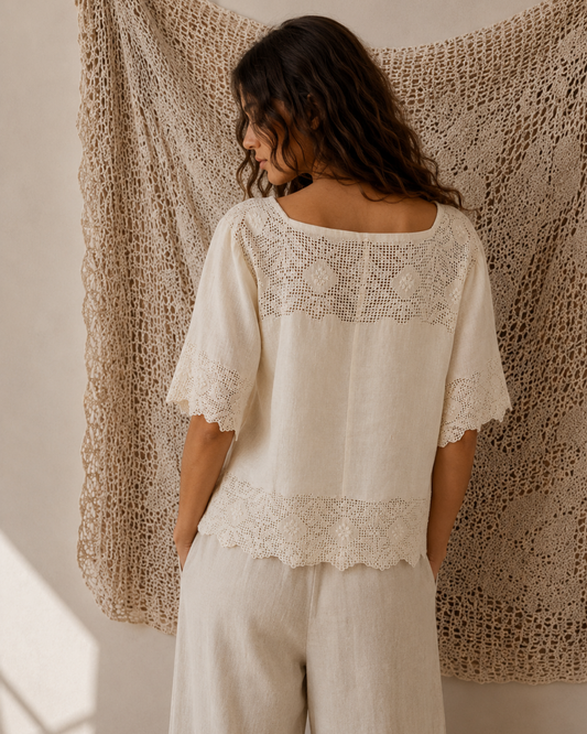 Blusa Upcycling Liberty