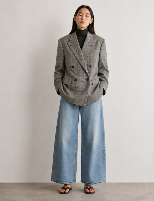 Blazer vintage príncipe de Gales