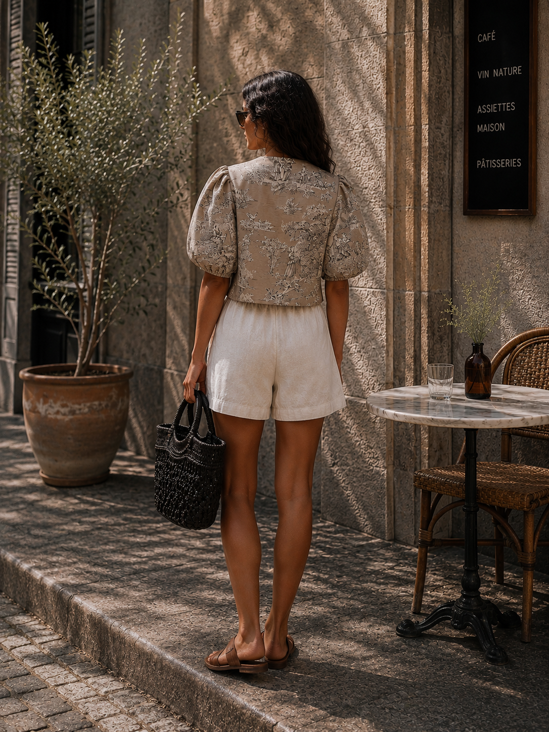 Shanti toile de jouy Blouse