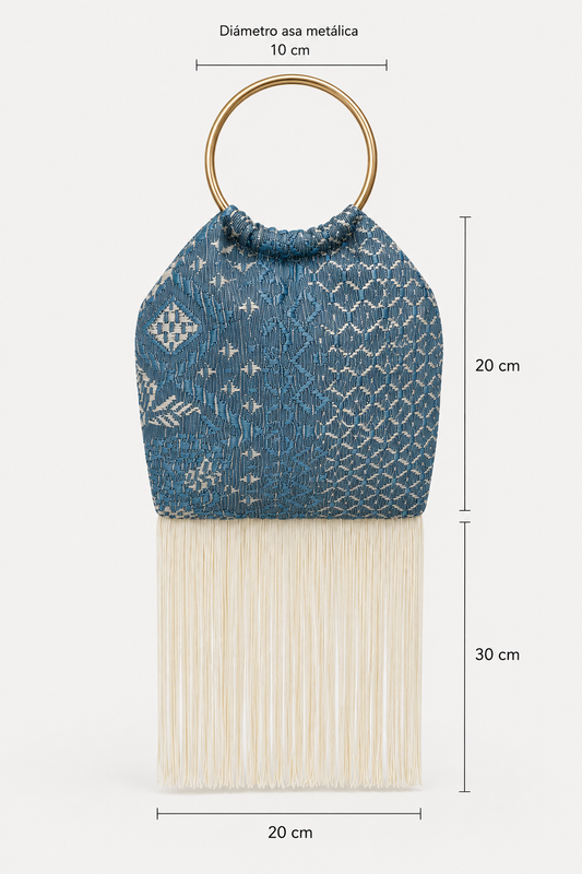 Bolso Aura flecos Upcycling