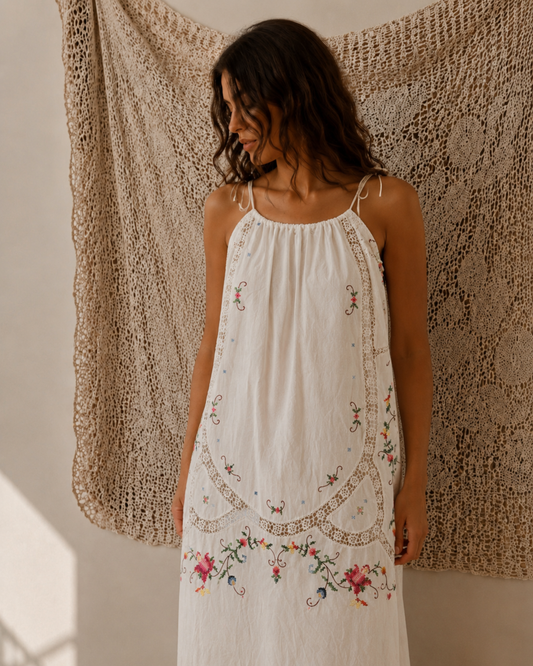 Vestido doble posición upcycling