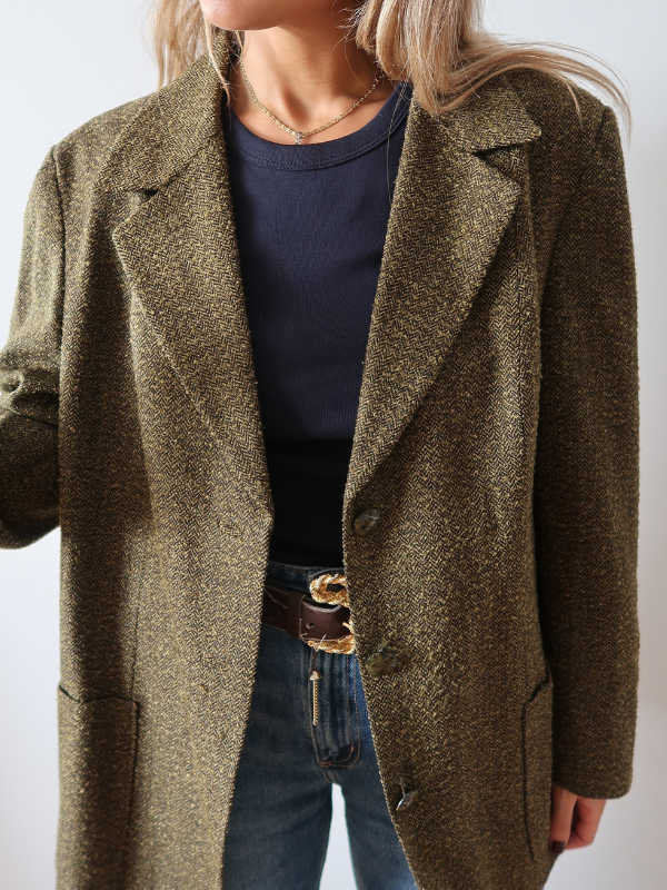 Blazer vintage jaspeado