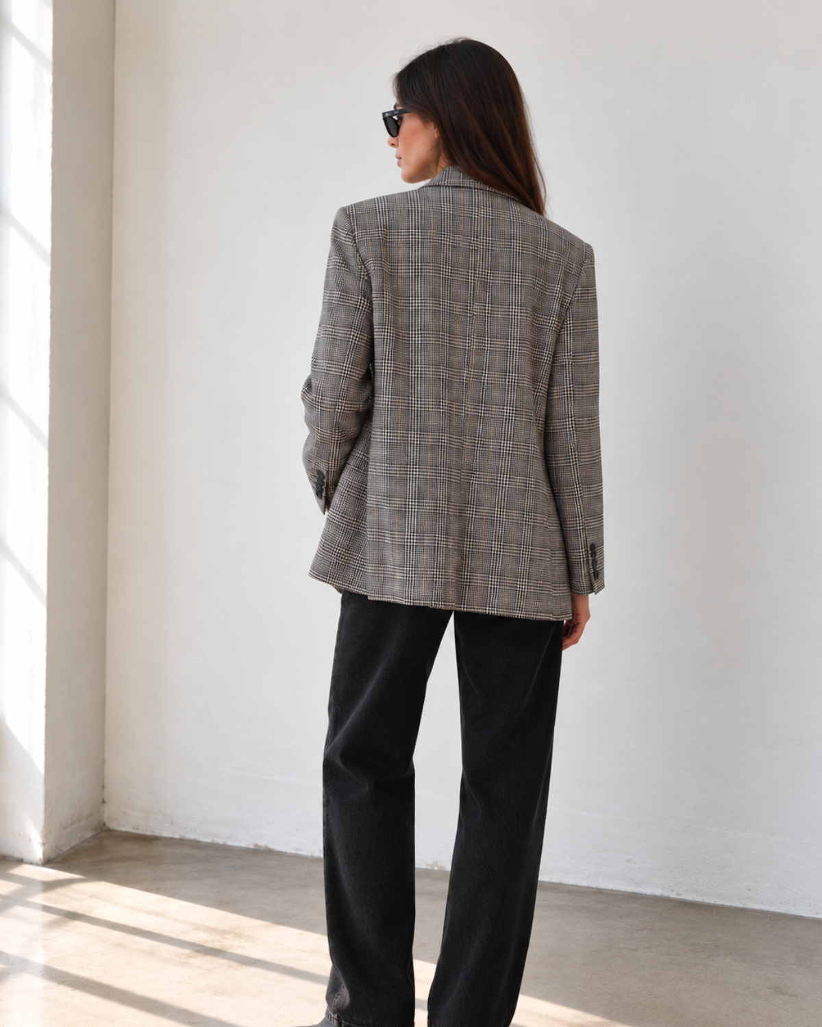 Blazer vintage Príncipe de Gales