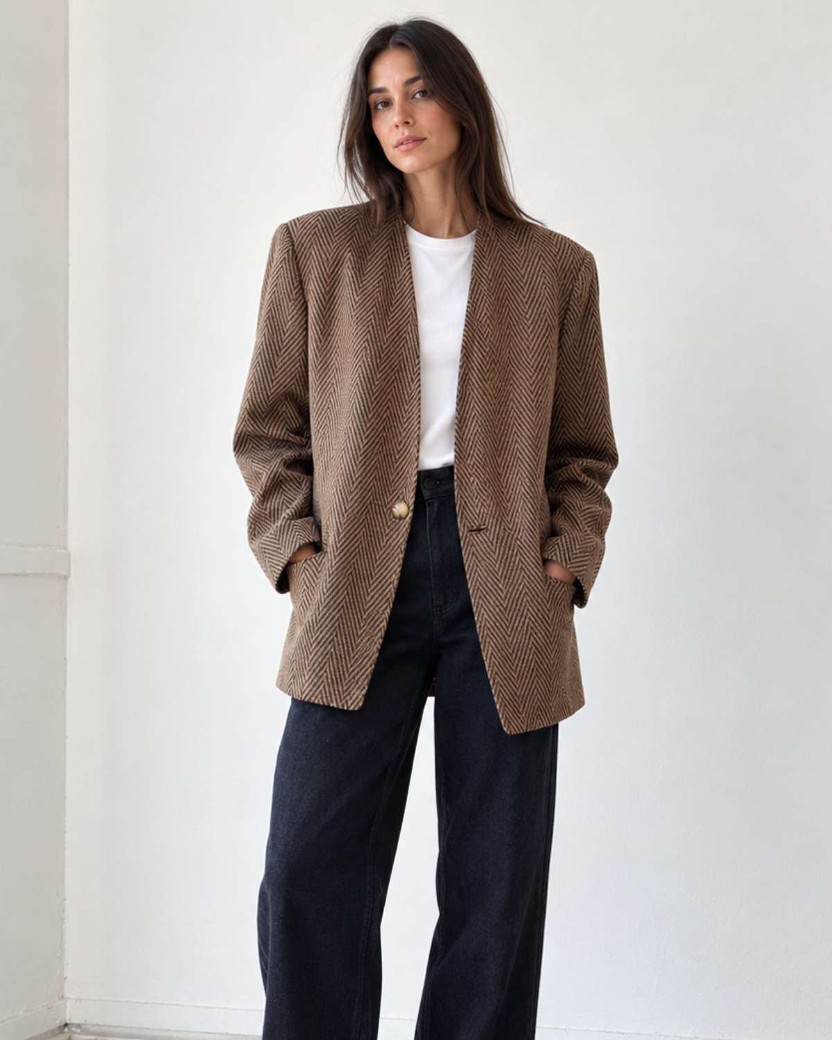 Blazer vintage espiga