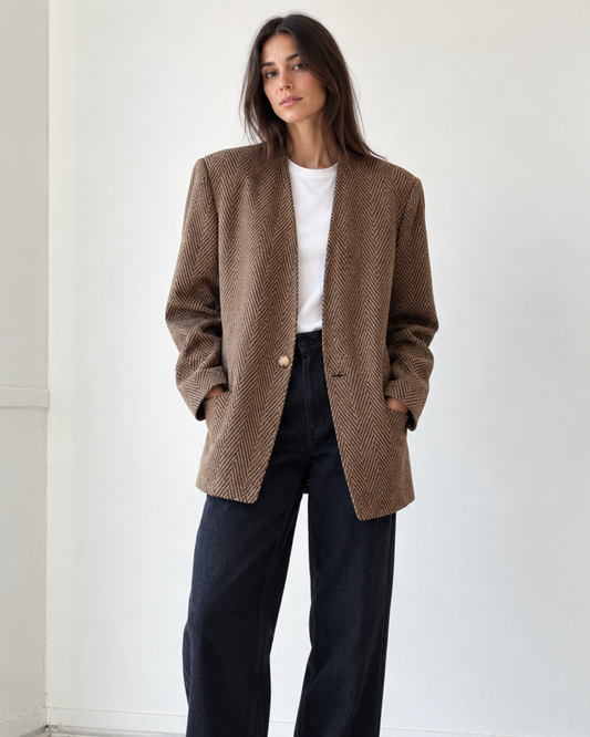 Blazer vintage espiga
