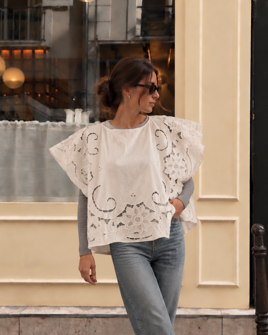 Top babero Anne upcycling