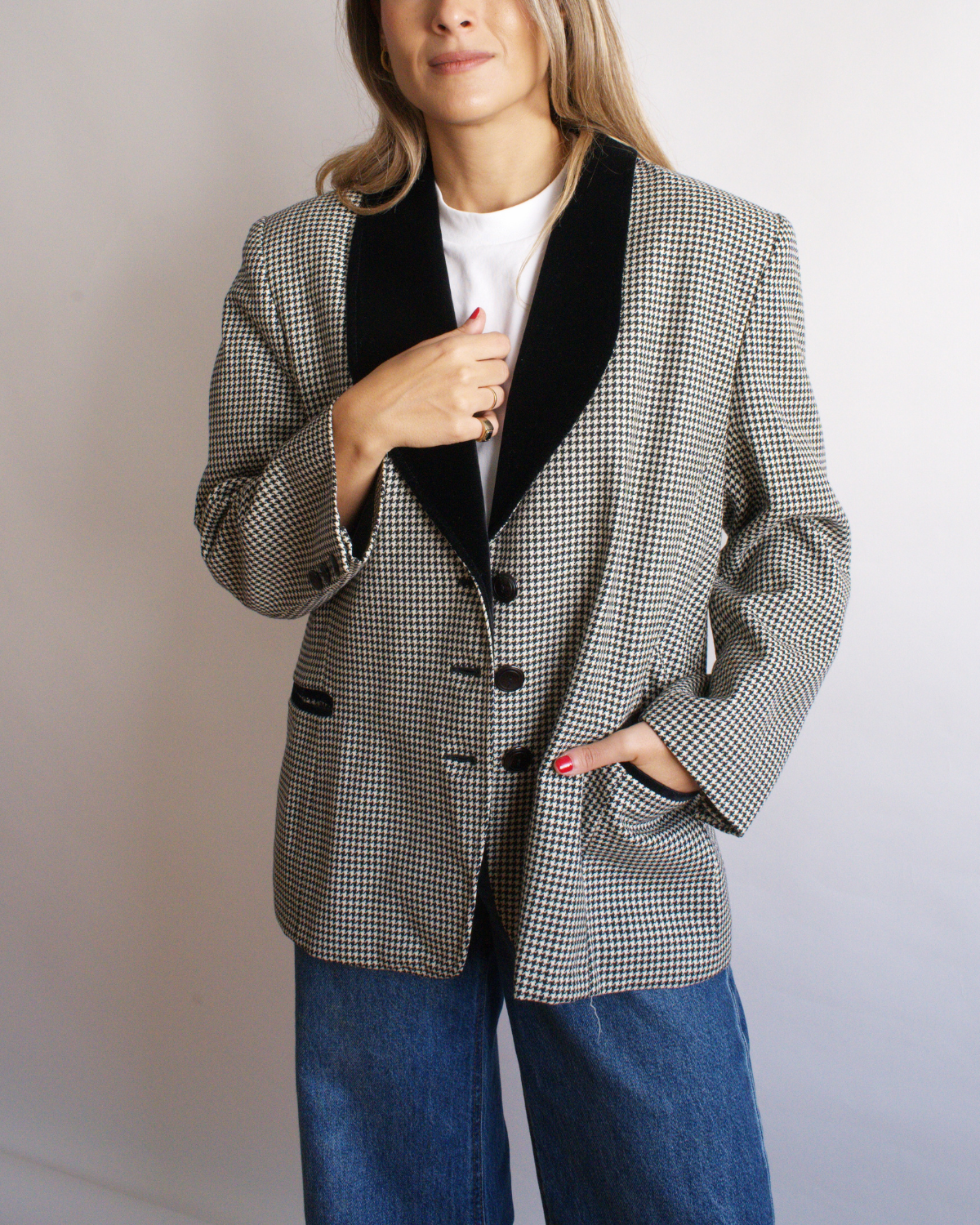 Blazer Vintage Pata de Gallo