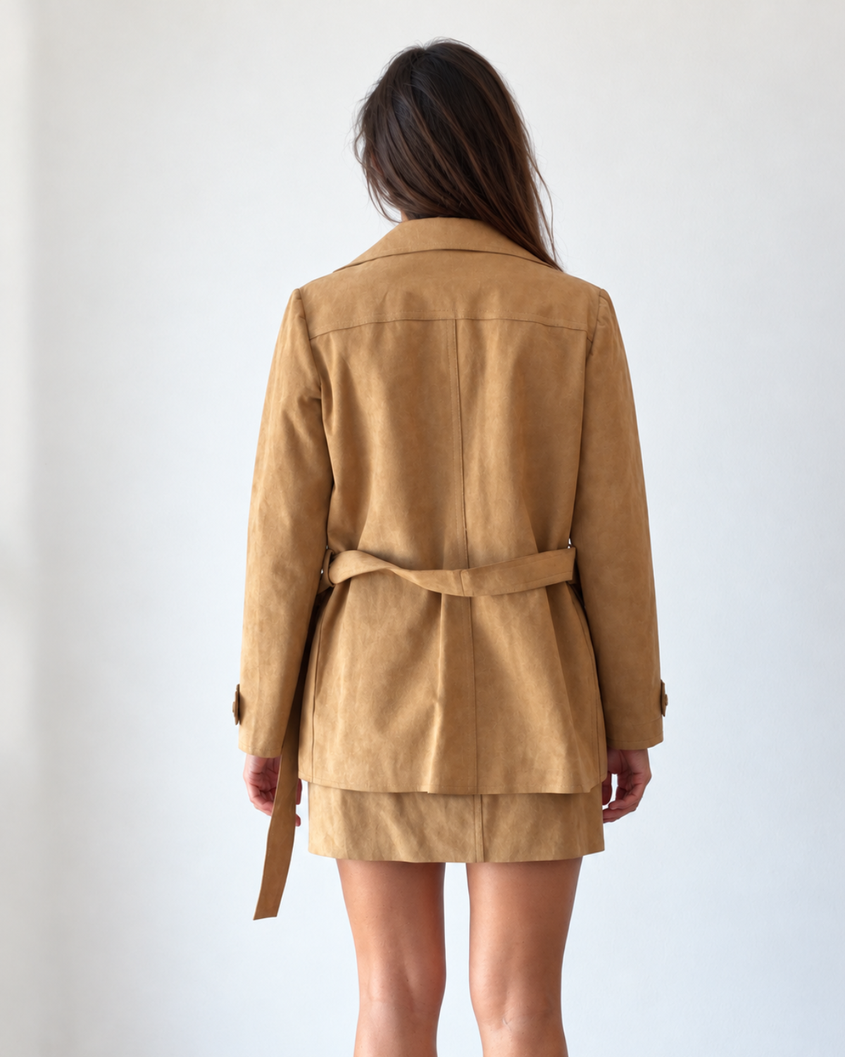 Conjunto vintage de piel Pierre Balmain