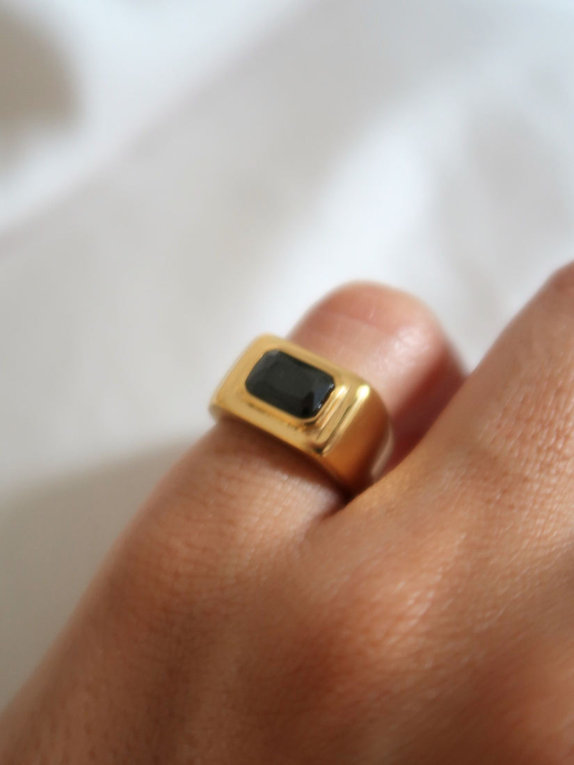 Anillo Jane meñique de acero