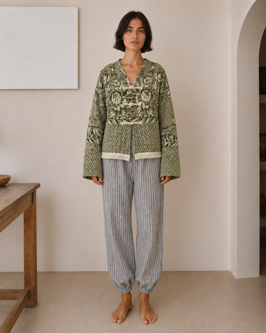 Chaqueta Oliva upcycling
