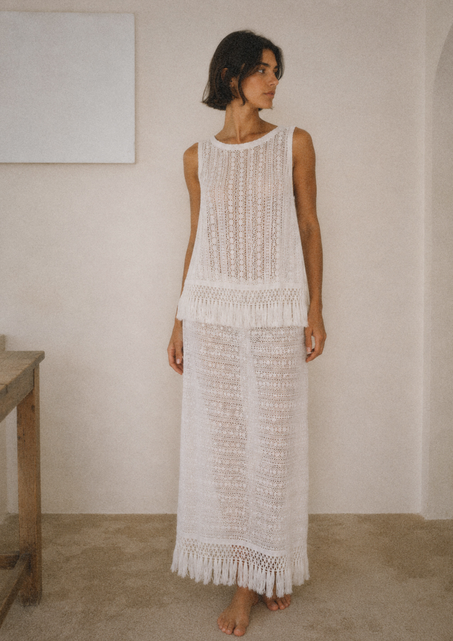 Conjunto  Top y falda upcycling