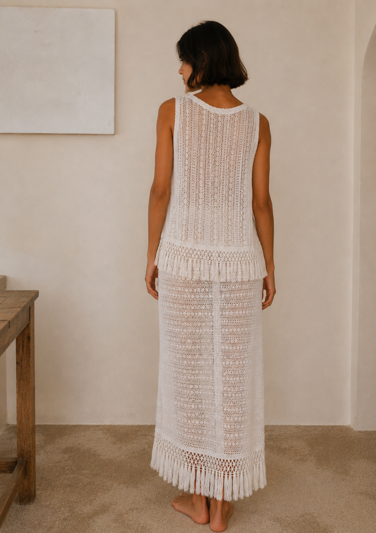 Conjunto  Top y falda upcycling