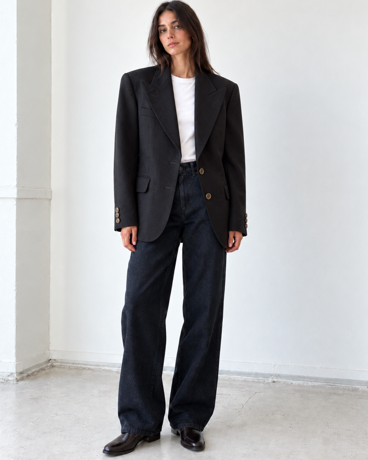 Blazer vintage negro