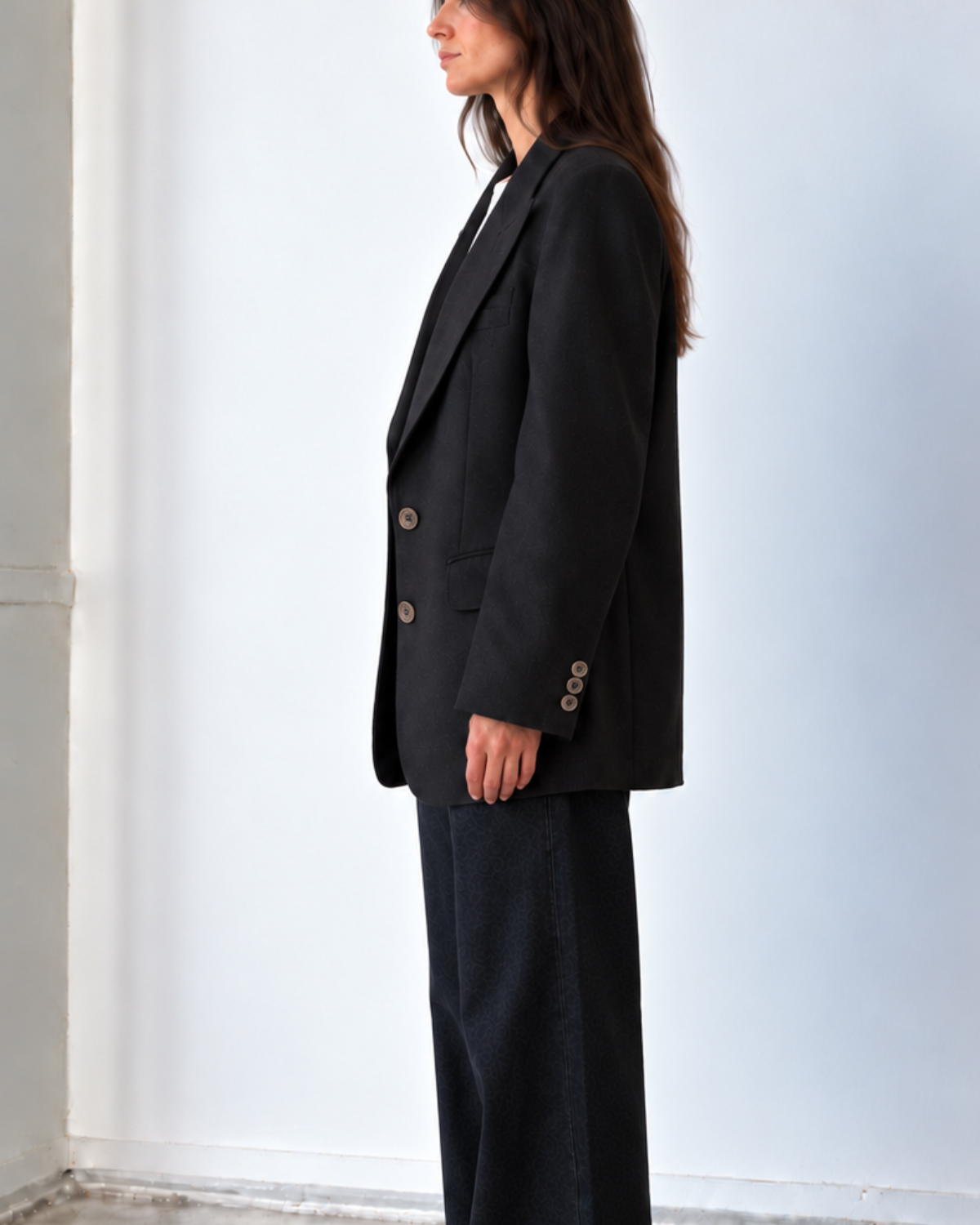 Blazer vintage negro