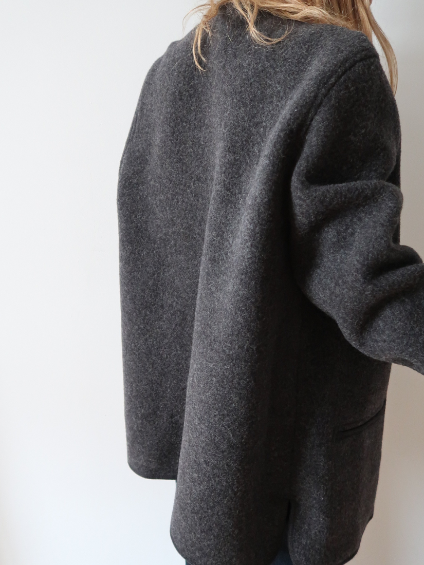Chaqueta austriaca gris — Lana virgen