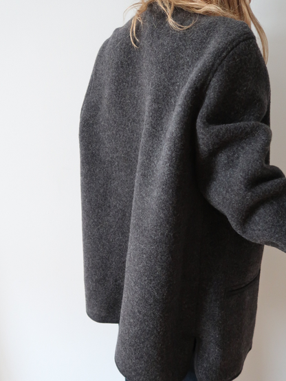 Chaqueta austriaca gris — Lana virgen