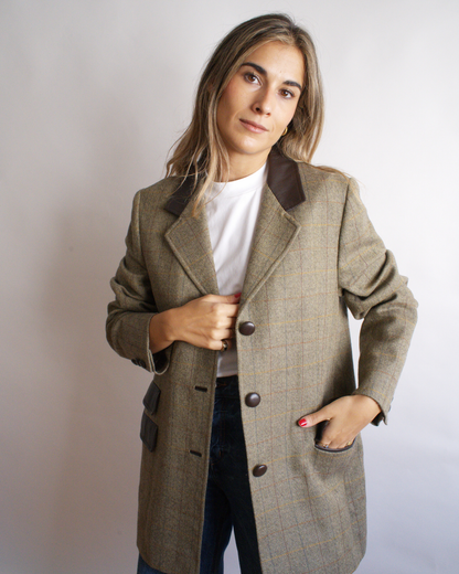 Blazer Vintage Cuadro Ventana