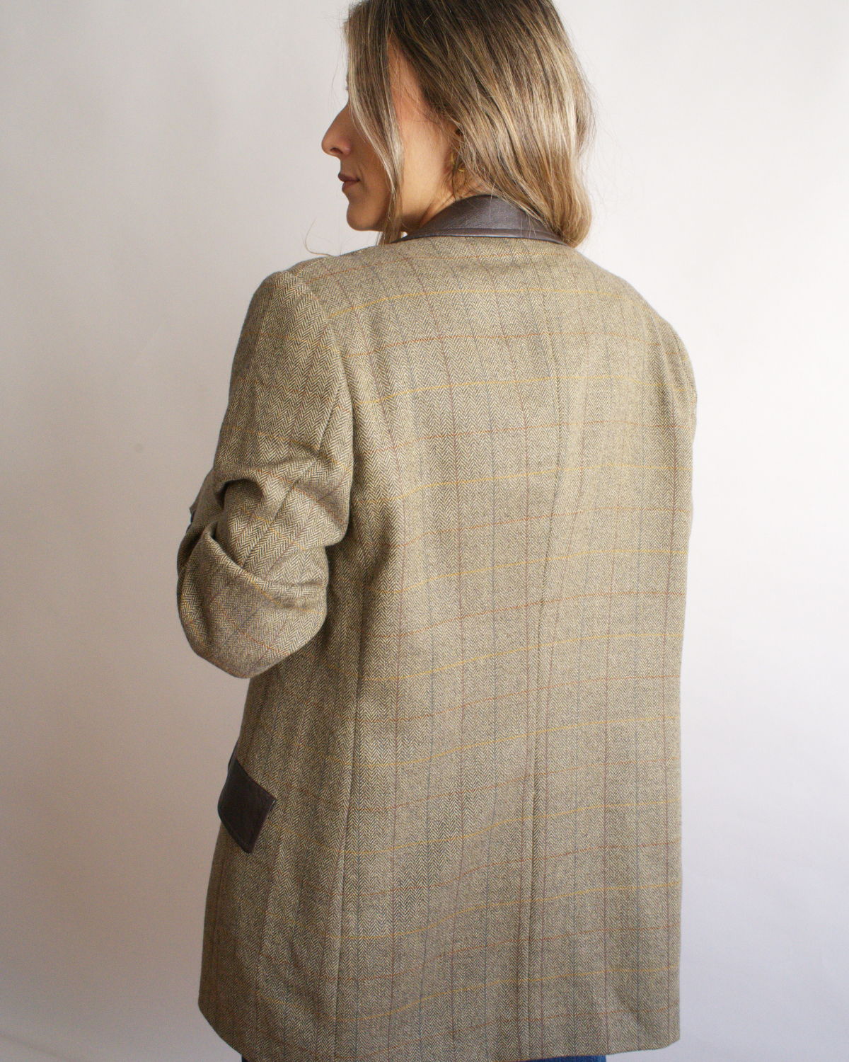 Blazer Vintage Cuadro Ventana