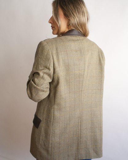 Blazer Vintage Cuadro Ventana