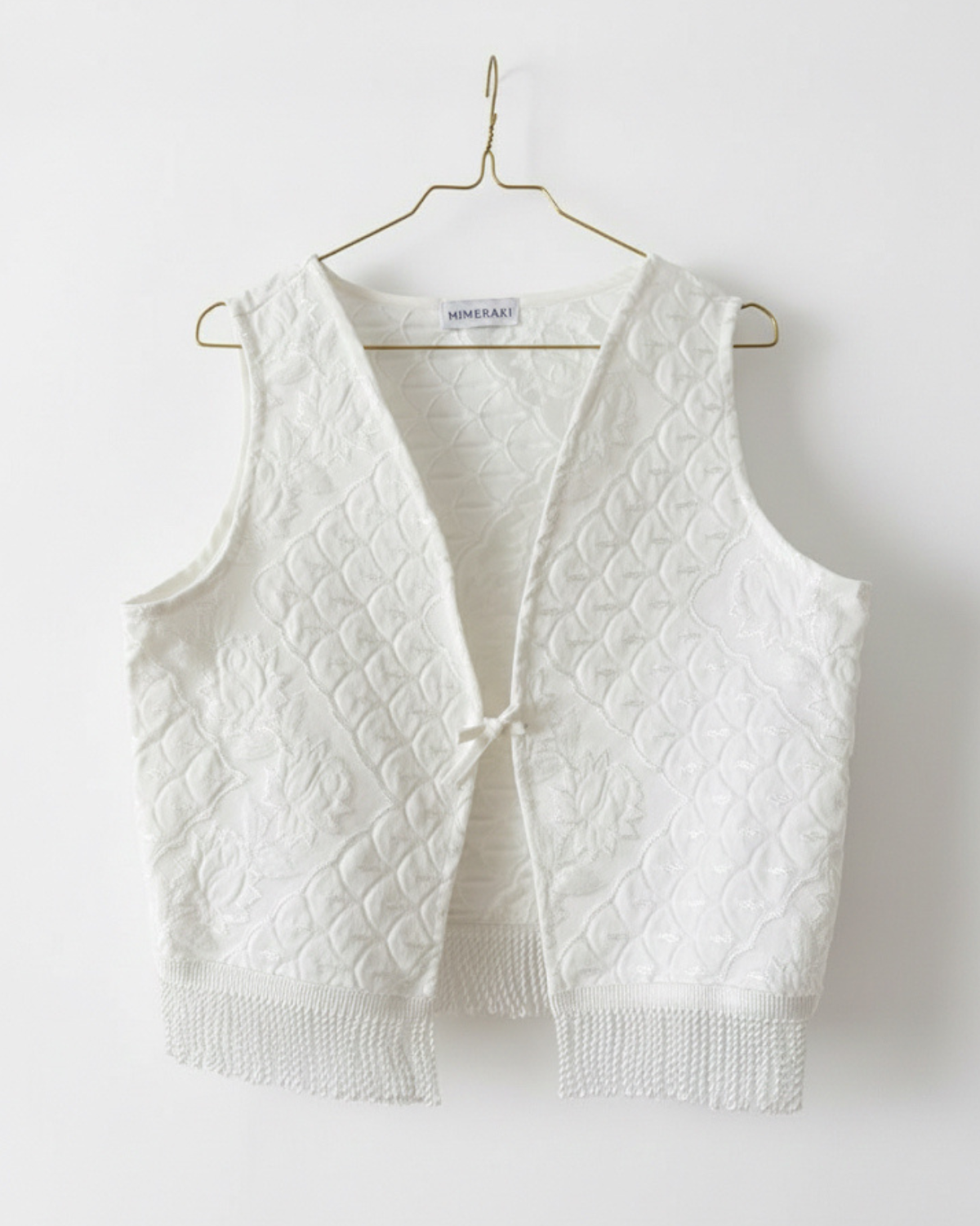 Chaleco Upcycled Vintage flecos