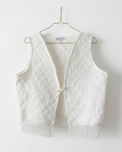 Chaleco Upcycled Vintage flecos