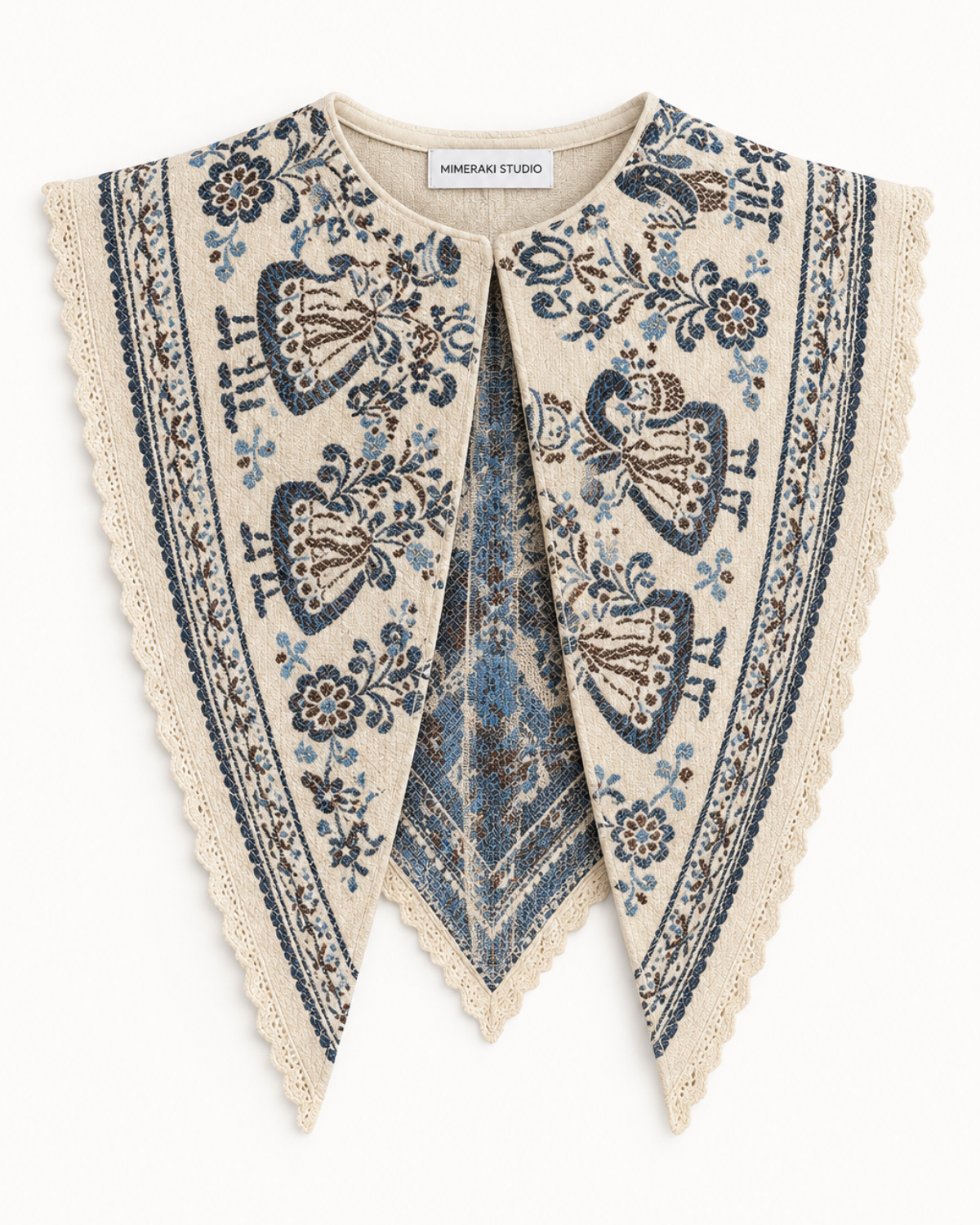 Cuello–chal upcycling Nila maxi