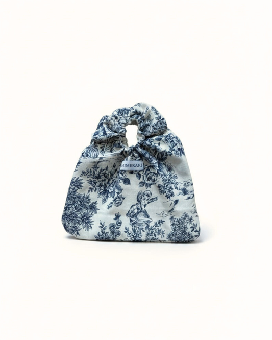 Scrunchy Bag de Mano en Tejido Toile