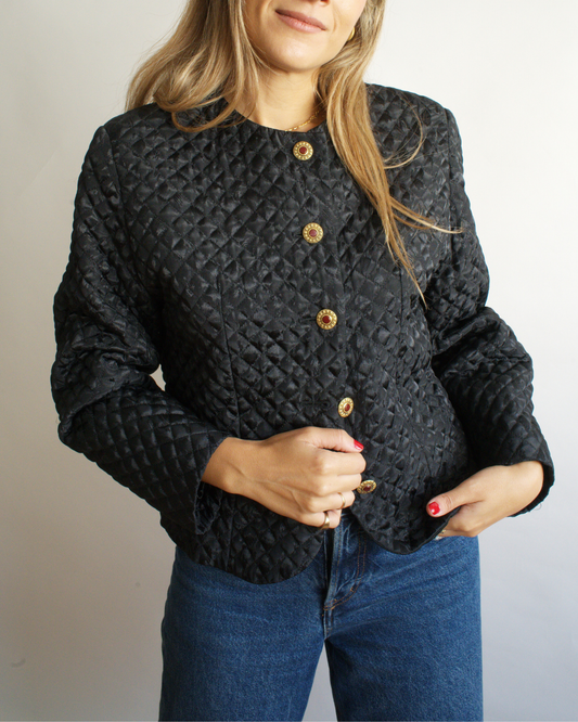 Chaqueta vintage acolchada