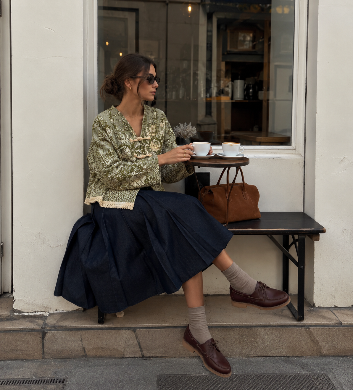 Chaqueta Oliva upcycling