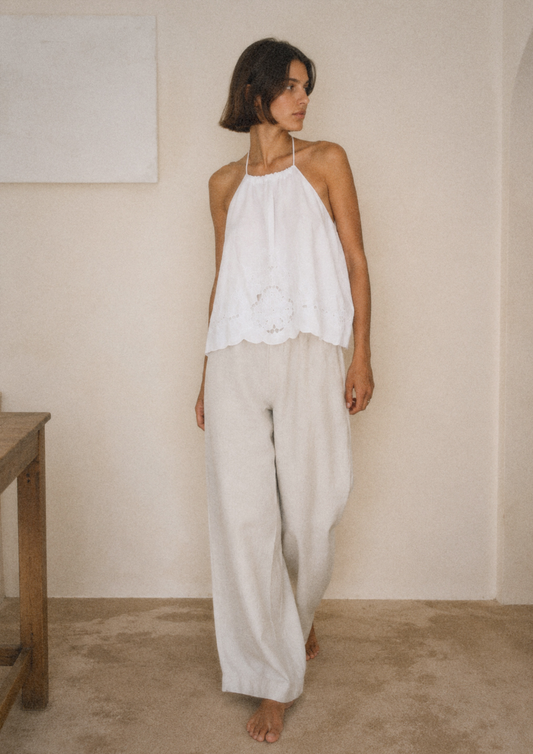 Top brisa upcycling de hilo