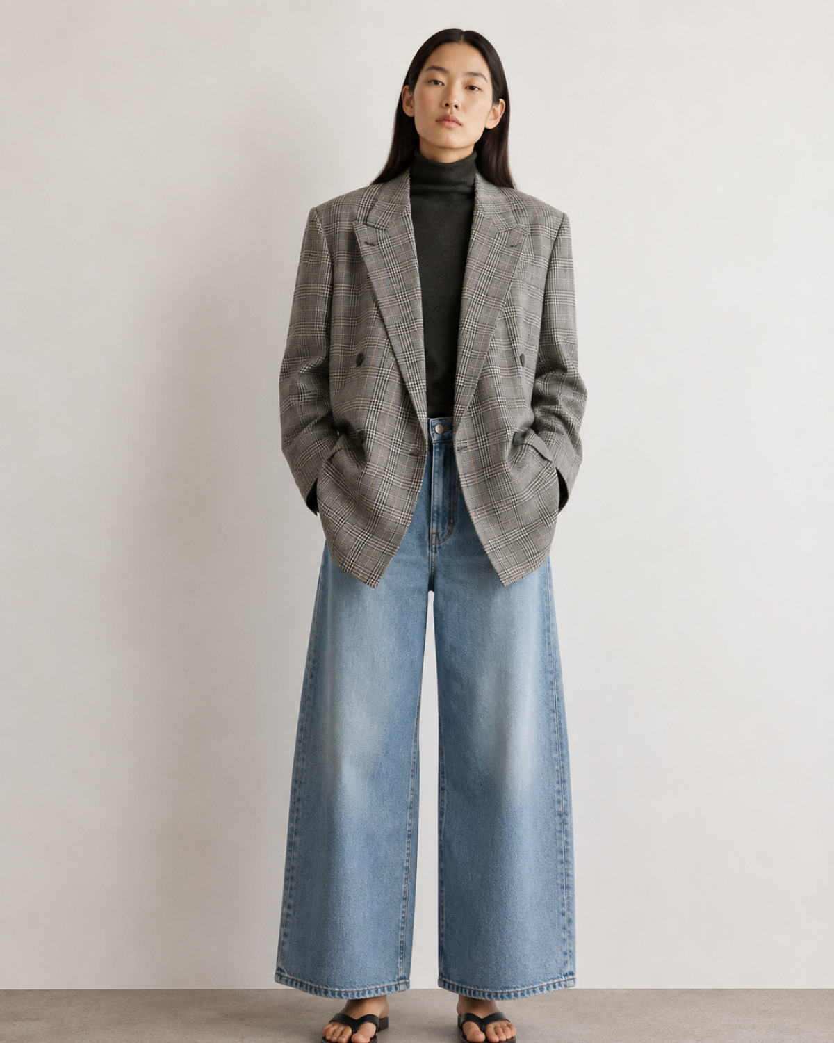 Blazer vintage príncipe de Gales