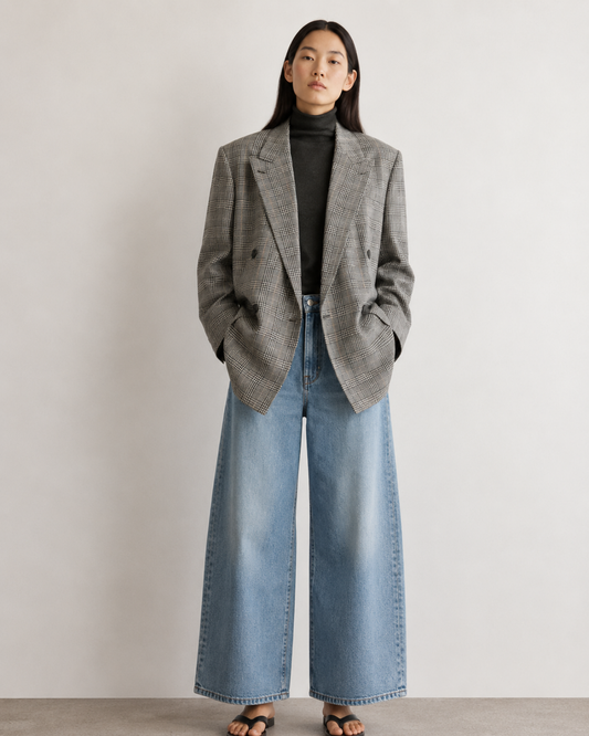 Blazer vintage príncipe de Gales