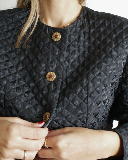 Chaqueta vintage acolchada