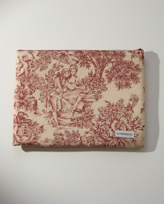 Funda portátil toile de jouy burdeos – 13”