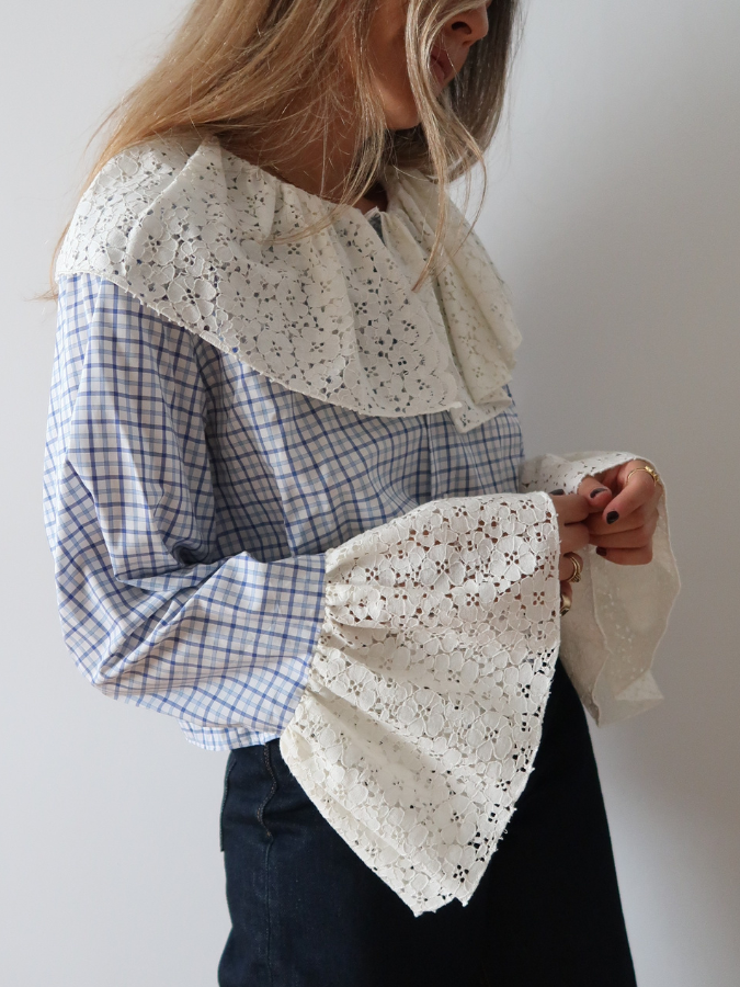 Blusa upcycling Madeleine