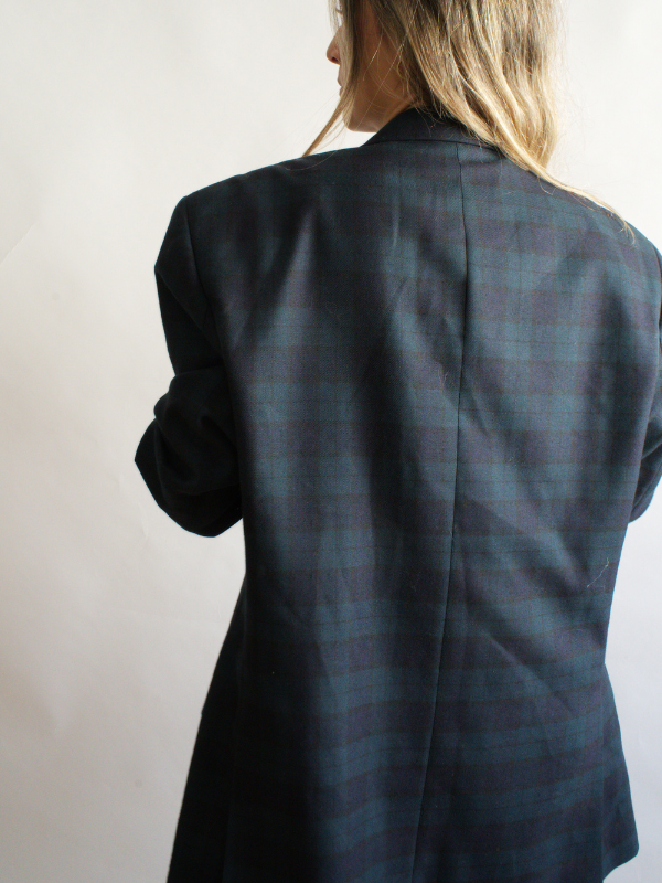 Blazer masculina cuadros