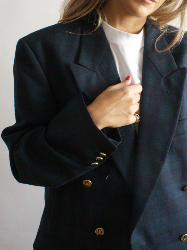 Blazer masculina cuadros