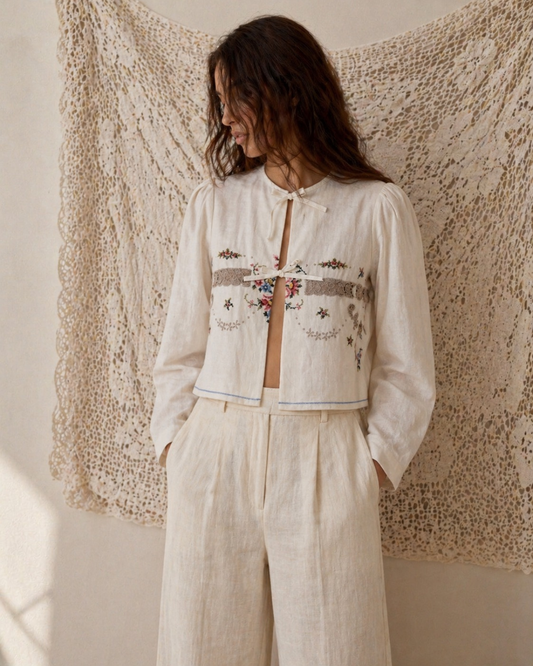 Upcycled Serena Blouse