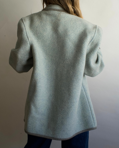 Chaqueta austriaca azul hielo